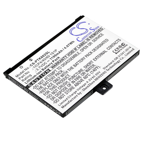 Pocketbook 1ICP4/40/60 1S1P Battery 3.7V 1100mAh Li-Ion - Compatible Replacement