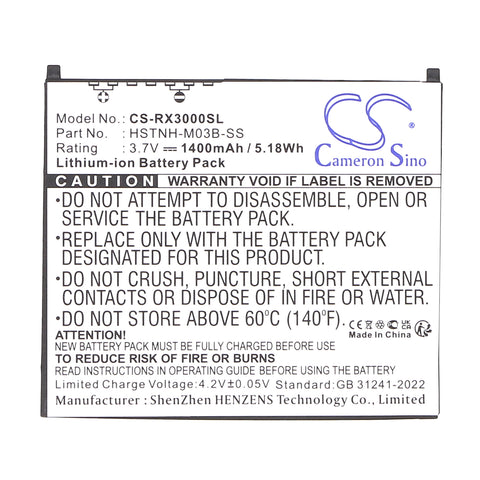 HP 367194-001 Battery 3.7V 1400mAh - Compatible Replacement