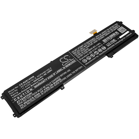 Razer RZ09-01953E52-R3U1 Battery 11.4V 5800mAh - Compatible Replacement