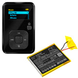 SanDisk Sansa Clip+ Battery 3.7V 260mAh - Compatible Replacement