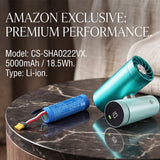 Shark ChillPill Portable Fan Misting and Icy Cooling Plate Battery 3.7V 5000mAh - Compatible Replacement
