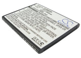 Samsung Aegis Battery 3.7V 1500mAh - Compatible Replacement