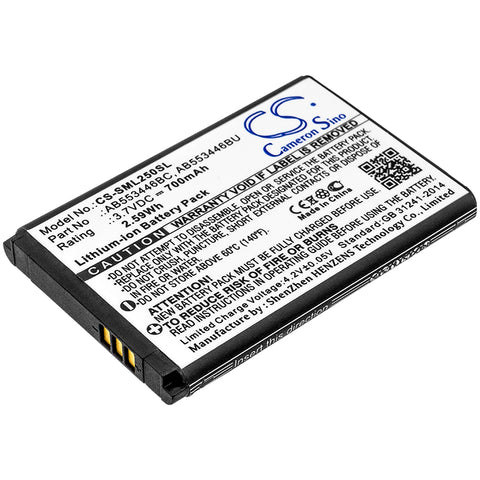 Samsung Diva Folder Battery 3.7V 700mAh - Compatible Replacement