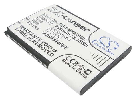 Samsung GT-S3030C Battery 3.7V 850mAh - Compatible Replacement