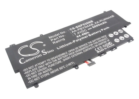 Cameron Sino CS-SNP530NB — labelled whole battery angle