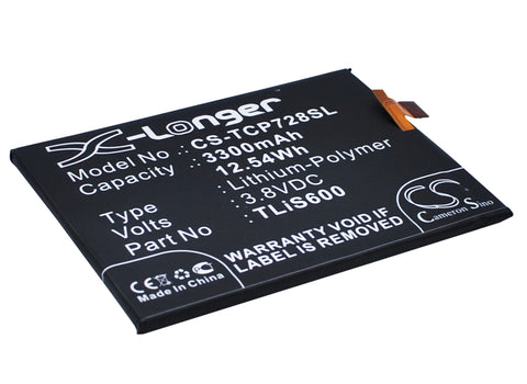 UMI Emax Battery 3.8V 3300mAh Li-Polymer - Compatible Replacement