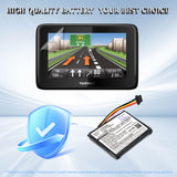 TomTom 4EV52 Battery 3.7V 1000mAh - Compatible Replacement