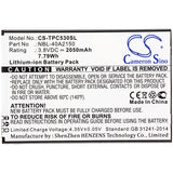 CS-TPC530SL battery product image 2