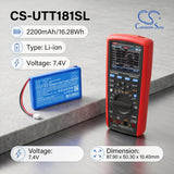 Cameron Sino CS-UTT181SL Battery 2200 mAh Li-ion — product view 2
