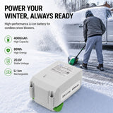 LUX-TOOLS LUX PT CORDLESS CIRCULAR SAW 20V LI- ION Battery 20.0V 4000mAh - Compatible Replacement
