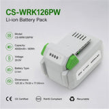 LUX-TOOLS LUX PT CORDLESS CIRCULAR SAW 20V LI- ION Battery 20.0V 4000mAh - Compatible Replacement