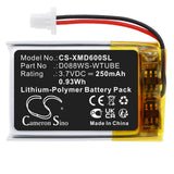 CS-XMD600SL battery product image 1