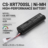 CS-XRT700SL battery product image 7