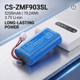Cameron Sino CS-ZMF903SL Battery 5200 mAh Li-ion — product view 7