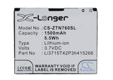 ZTE Blade II Battery 3.7V 1500mAh - Compatible Replacement