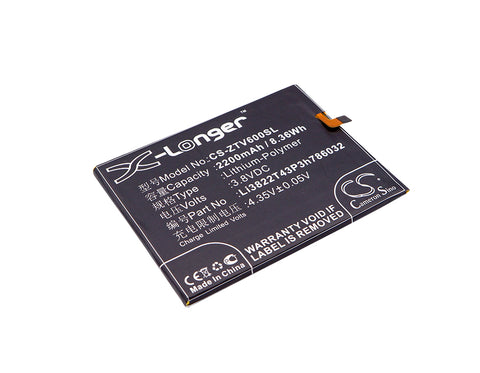 ZTE Blade D6 Battery 3.8V 2200mAh - Compatible Replacement