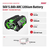 EGO Power+ BA2800T 56-Volt 5.0 Ah Battery (OEM Original)