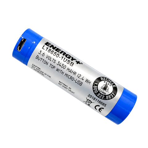 energy plus l18650 1usb battery