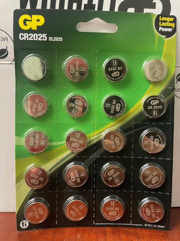 GP Batteries GPPBL2025192 Coin Lithium pack packaging; offer contains 400 batteries