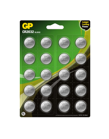 GP Batteries GPPBL2032245 Coin Lithium pack packaging; offer contains 400 batteries