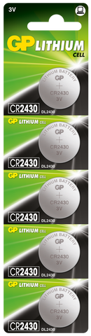 GP Batteries GPPBL2430054 Coin Lithium tear-strip packaging; offer contains 1000 batteries