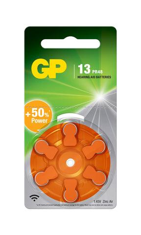 GP Batteries GPPBZZ13F024 Hearing Zinc air pack packaging; offer contains 300 batteries