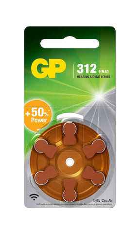 GP Batteries GPPBZZ31F015 Hearing Zinc air pack packaging; offer contains 60 batteries