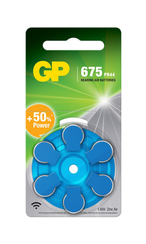 GP Batteries GPPBZZ67F017 Hearing Zinc air pack packaging; offer contains 300 batteries