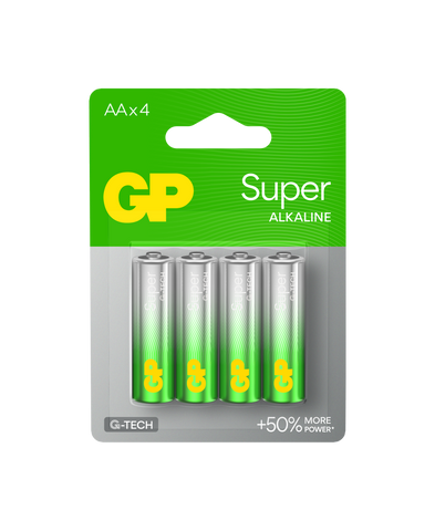 GP Batteries GPPCA15AS597 AA Alkaline pack packaging; offer contains 40 batteries