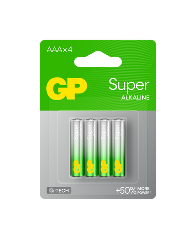 GP Batteries GPPCA24AS529 AAA Alkaline pack packaging; offer contains 40 batteries