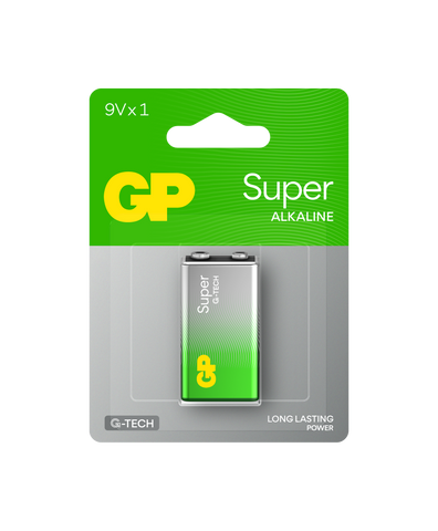 GP Batteries GPPVA9VAS781 9V Alkaline pack packaging; offer contains 200 batteries