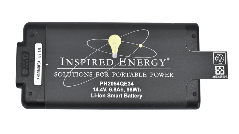 Inspired Energy PH2054QE34 Battery — 14.4V, 6.8Ah