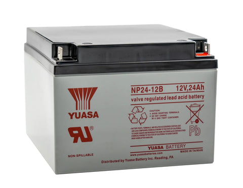 Enersys Genesis Yuasa NP24-12B Battery (Nut & Bolt Terminals)