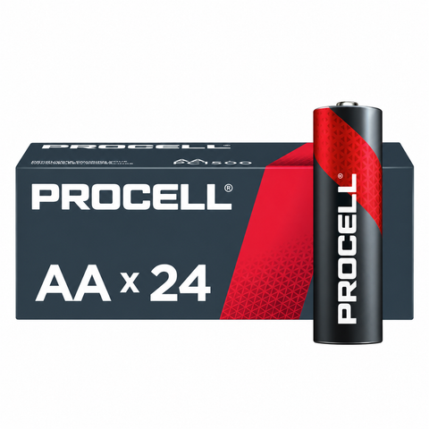 Duracell Procell PC1500 AA alkaline batteries, 24-pack
