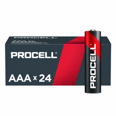 Duracell Procell PC2400 AAA alkaline batteries, 24-pack