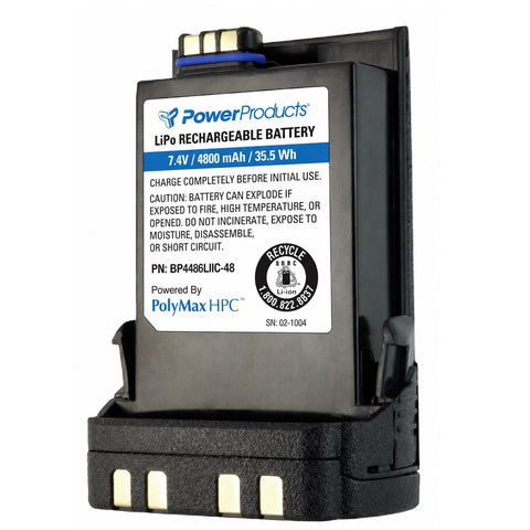 Motorola APX6000 Battery 4800mAh Li-Ion - Compatible Replacement