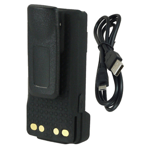 Motorola XPR3300 Battery with USB Port 2500mAh Li-Ion - Compatible Replacement