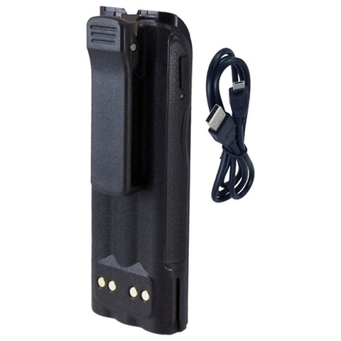 Motorola XTS3000 Battery with USB Port 3000mAh LiPo - Compatible Replacement