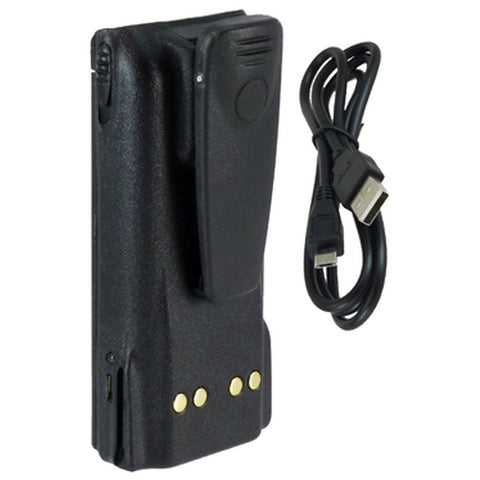 Motorola XTS1500 Battery with USB Port 2500mAh Li-Ion - Compatible Replacement