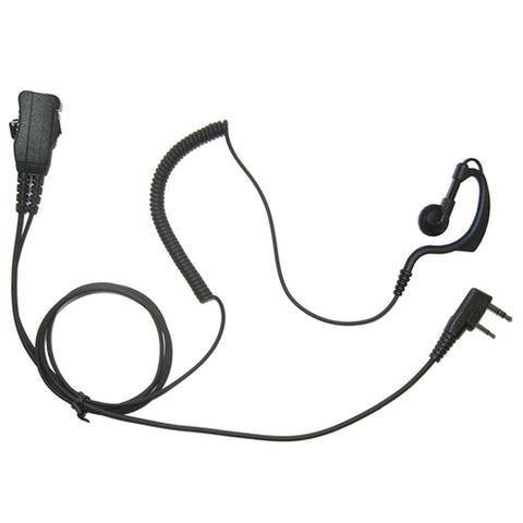 Kenwood TK2170 1 Wire Audio Kit - Ear Hook Type 2, Ptt, KW1 - Compatible Replacement