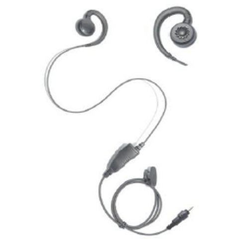 Motorola R7 Radio Single Wire Swivel Ear Hook Kit with In-line Ppt and Braided Fiber Cable - Compatible Replacement