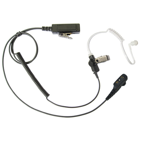Hytera PD702 1 Wire Surveillance Kit - At Disconnect, Ptt, HY4 - Compatible Replacement