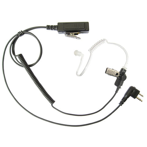 Motorola CP200 1 Wire Surveillance Kit - At Disconnect, PTT - Compatible Replacement