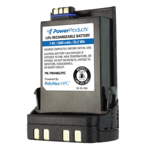 Motorola APX6000 Battery 3400mAh LiPo - Compatible Replacement