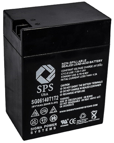 zeus battery products pc12 6t replacement battery SPS brand - product photo