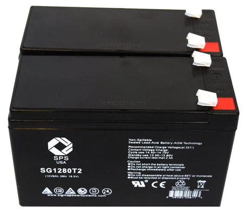 Replacement for Alpha Technologies UPS 2200 Battery set with 14% higher capacity - product photo