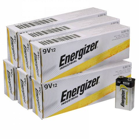 Energizer Industrial 9 Volt Batteries - EN22 Wholesale Case of 72