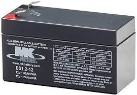 MK ES1.2-12 Battery - 12V 1.2Ah Sealed AGM