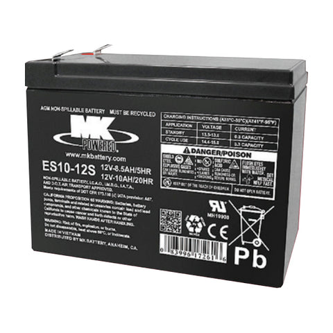MK ES10-12S Battery - 12V 10Ah Sealed AGM
