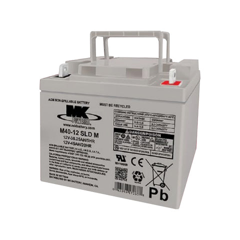 MK ES40-12 Battery - 12V 40Ah Sealed AGM